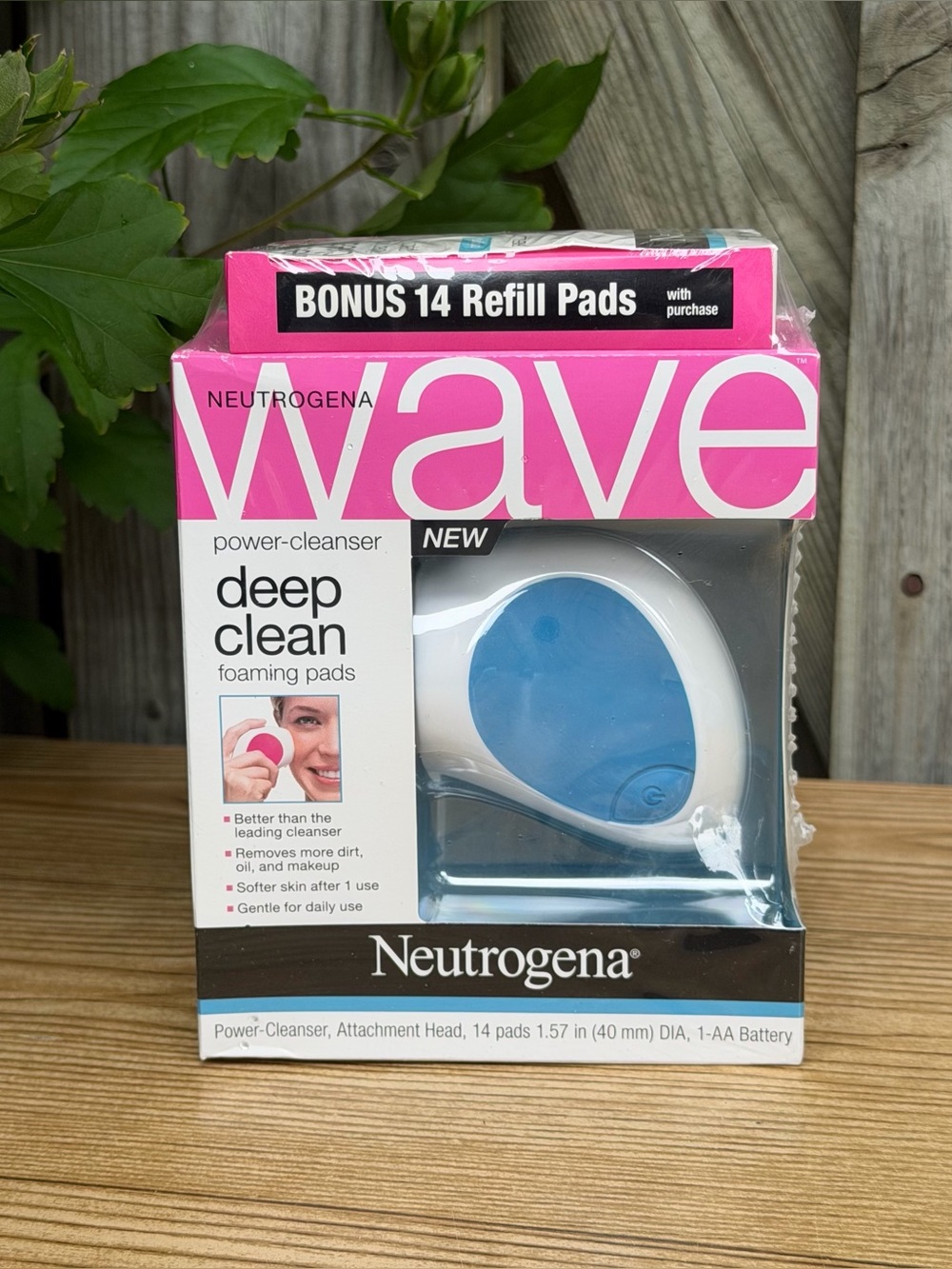 Neutrogena Wave Power Cleanser Deep Clean Foaming Pad Refills Sealed